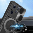 Husă blindată pentru Infinix Hot 40i, CamShield Slide, negru