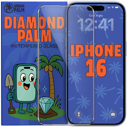 Sticlă temperată Diamond Palm pentru iPhone 16