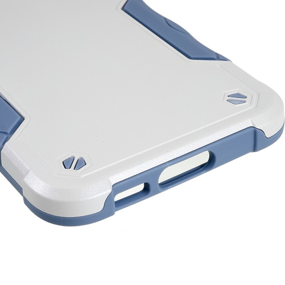 Husă blindată pentru Samsung Galaxy S23 Plus, Dual-Layer, alb