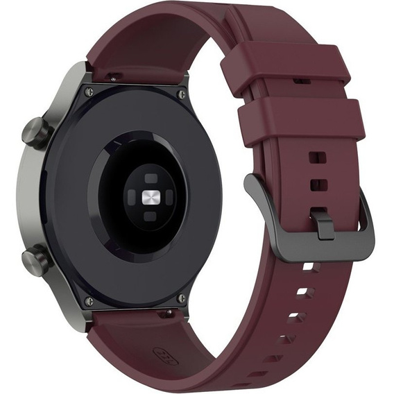 Pasek silikonowy 22mm uniwersalny, Szary