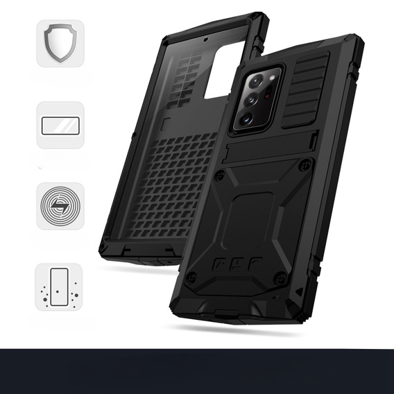 Husă blindată pentru Samsung Galaxy Note 20 Ultra, R-JUST, negru