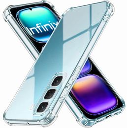 Huse pentru Infinix Hot 50 Pro 4G, Dropproof, transparentă