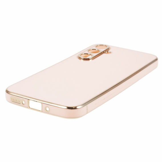 Husă pentru Samsung Galaxy S24+ Plus, Glamour CamShield, roz