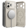 Carcasă Ringke pentru iPhone 17 Pro Max, Silicone Magnetic MagSafe, Stone