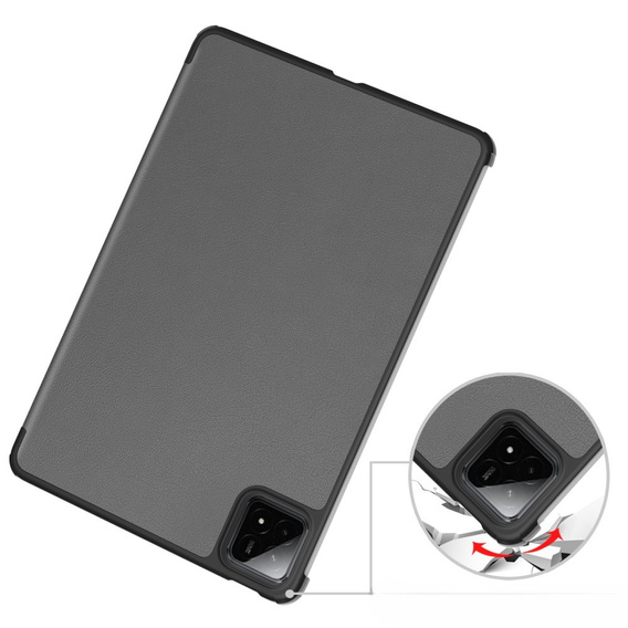Husă pentru Xiaomi Pad 7 / Xiaomi Pad 7 Pro, Smartcase, gri
