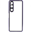 Husa pentru Sony Xperia 1 V, Magnetic Dual Glass, violet