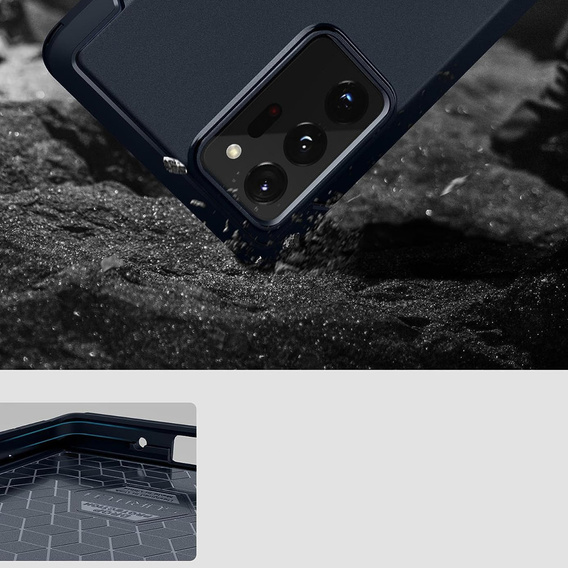 Huse pentru Samsung Galaxy Note 20 Ultra, Suritch Basic (Two Frames), albastru închis