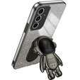 Husa pentru Samsung Galaxy A55 5G, Glitter Astronaut, negru