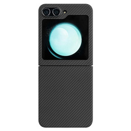 Husă pentru Samsung Galaxy Z Flip7 FE / Z Flip6, Aramid Fiber Cover, negru