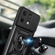 Husă blindată pentru Xiaomi Redmi Note 13 5G, CamShield Slide, negru