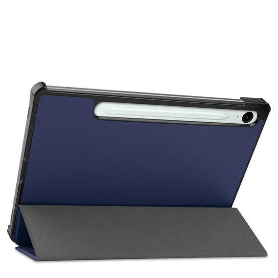 Husă pentru Samsung Galaxy Tab S9 FE, Tri-fold, albastru închis