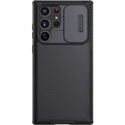 Carcasă blindată Nillkin pentru Samsung Galaxy S22 Ultra, CamShield Pro, negru