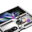 Husă blindată pentru Samsung Galaxy Z Fold 4 5G, Nox Case Ring, de argint