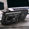 Husă blindată pentru Motorola Moto G24 / G24 Power / G04, CamShield Slide, negru