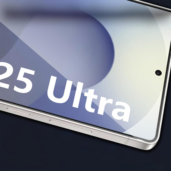 Sticlă călită 3D pentru Samsung Galaxy S25 Ultra, cadru negru
