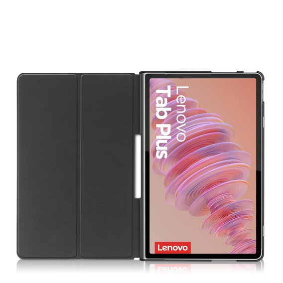 Husă pentru Lenovo Tab Plus, Smartcase, negru