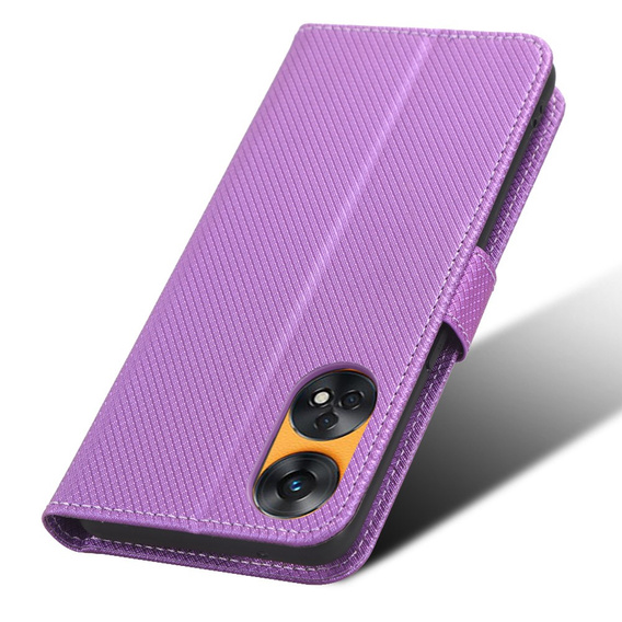Cu clapetă pentru Oppo Reno8 T 4G, Wallet Smart Magnet, violet