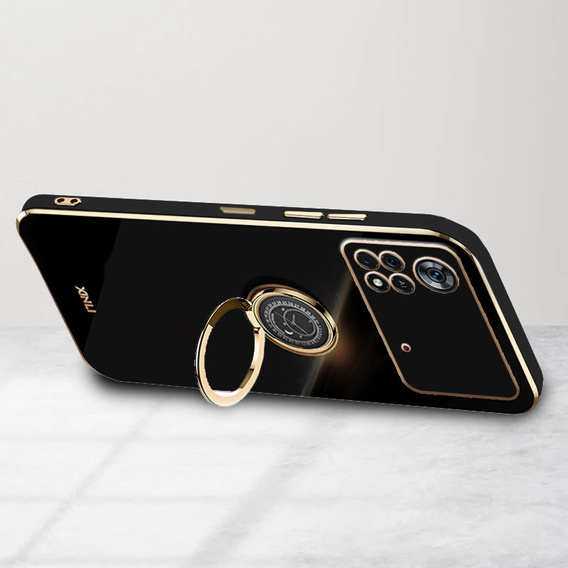Huse pentru Xiaomi Poco X4 Pro 5G, Electro Ring, negru