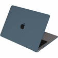 Husă pentru MacBook Air 13 A2337 M1 A2179 A1932, HardShell, albastru închis