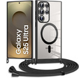 Husă pentru Samsung Galaxy S25 Ultra, Electro MagSafe, negru + Lanyard