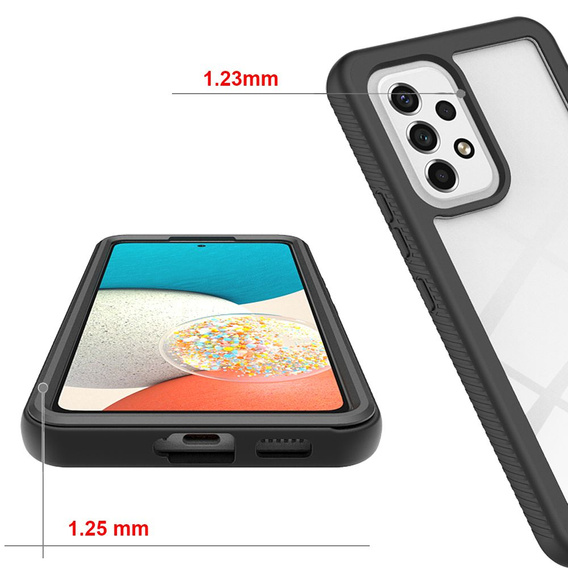 Carcasă pentru Samsung Galaxy A53 5G, Shockproof, cu folie, albastru