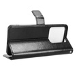 Cu clapetă pentru Xiaomi Poco M7 Pro 5G, Crazy Horse Wallet, negru