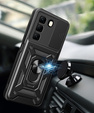 Husă blindată pentru Infinix Hot 50 Pro+ 4G, CamShield Slide, negru