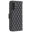 Cu clapetă pentru Samsung Galaxy A15, Wallet, BINFEN COLOR, negru