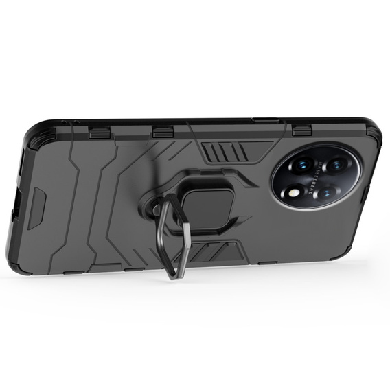 Huse pentru OnePlus 11 5G, Kickstand Ring, negru