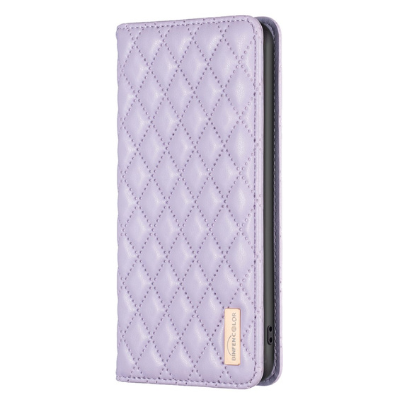 Cu clapetă pentru Xiaomi Redmi Note 13 Pro+, Wallet, BINFEN COLOR, violet