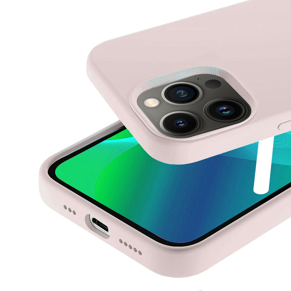 Husa pentru iPhone 14 Pro Max, Silicone Lite, roz