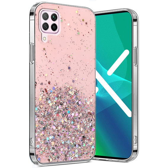 Huse pentru Huawei P40 Lite, Glittery, roz