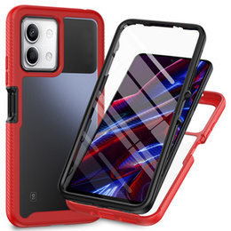 Carcasă pentru Xiaomi Redmi Note 13 5G, Shockproof, cu folie, roșu