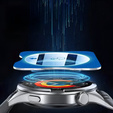2x ERBORD sticlă călită pentru Huawei Watch GT 5 46mm, cu cadru de montare