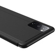 Husă cu clapetă pentru Samsung Galaxy S20 FE, Side View, negru