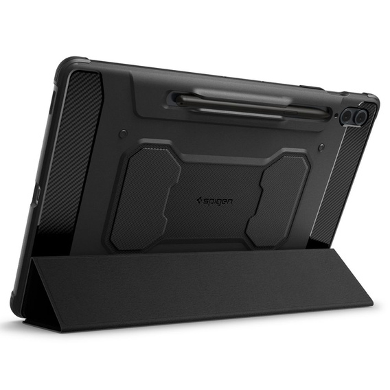 Husă SPIGEN Rugged Armor Pro pentru Samsung Galaxy Tab S9 FE+ 12.4" (X610/X616B) – Neagră