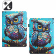 Husă pentru Samsung Galaxy Tab A7 Lite, cu clapetă, owl