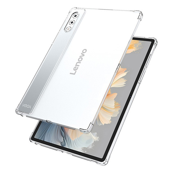 Husă pentru Lenovo Yoga Tab Plus, silicon, transparentă