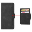 Cu clapetă pentru Motorola Moto G15 / Motorola Moto G15 Power, Card Slot, negru