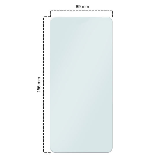 2x sticlă călită pentru Realme GT Neo 3, ERBORD 9H Hard Glass pe ecran