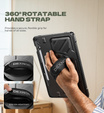 Husă Dexnor 360° cu curea și suport pentru stylus pentru Samsung Galaxy Tab S9+ / S10+