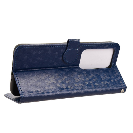 Carcasă Flap pentru Xiaomi Redmi 15 5G / 4G, Wallet Rhombus, albastru