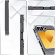 Huse pentru Samsung Galaxy Z Flip7 FE / Z Flip6, Fusion Hybrid, transparentă