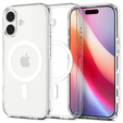 Carcasă Spigen Ultra Hybrid MagSafe pentru iPhone 17, transparentă/albă