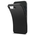 Carcasa Spigen pentru iPhone 16E, Liquid Air, negru + 9H Tempered Glass