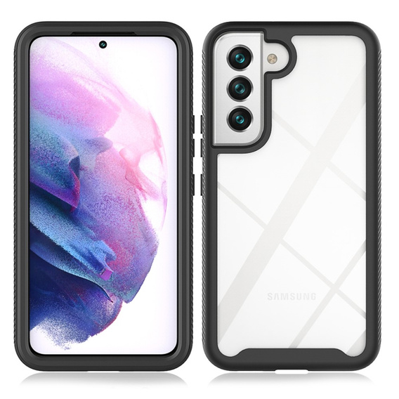 Carcasă pentru Samsung Galaxy S22 5G, Shockproof, cu folie, albastru
