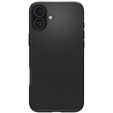 Carcasa Spigen pentru iPhone 16 Plus, Thin Fit Mag, gri + sticlă temperată 9H