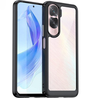 Huse pentru Honor 90 Lite 5G, Fusion Hybrid, transparent / negru