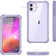 Huse pentru iPhone 11, Dexnor Full Body Rugged, transparent / violet