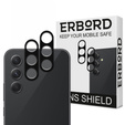 2x ERBORD sticlă călită ERBORD pentru camera pentru Samsung Galaxy A34 5G, negru